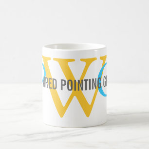 Taza De Café Monograma el señalar Griffon Wirehaired