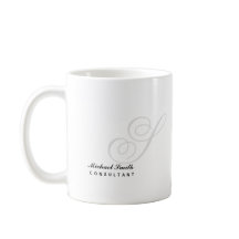 Monograma elegante de la filigrana