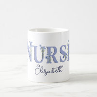 Monograma Floral Personalizado Enfermera