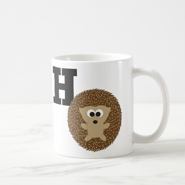 Taza De Café Monograma H para Hedgehog (Derecha)