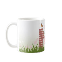 Monograma M Jardín de primavera Mug