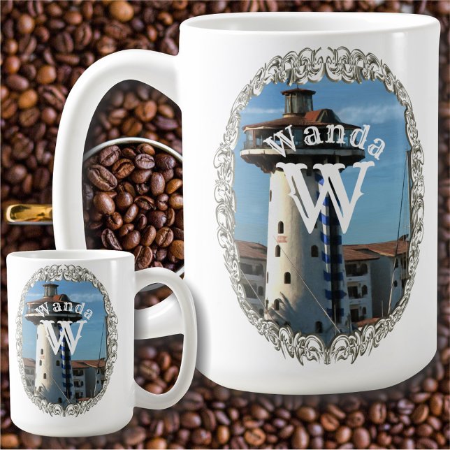 Taza De Café Monograma Marina Vallarta 0948 (Subido por el creador)