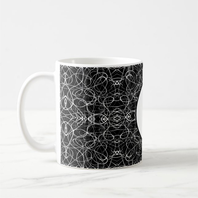 Taza De Café monograma mug (Izquierda)
