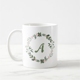 Taza De Café Monograma para navidades