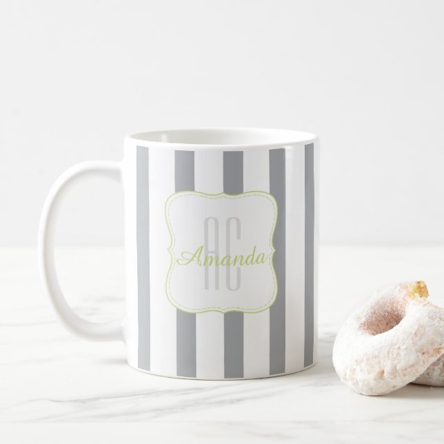 Taza De Café Monograma pelado (Con donut)