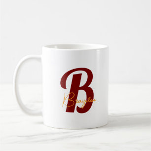 Taza De Café Monograma personalizado