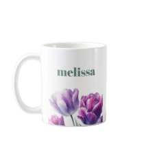 Monograma púrpura elegante personalizado