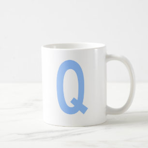 Taza De Café Monograma Q Inicial