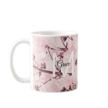 Monograma Rosa Café Flower Mug