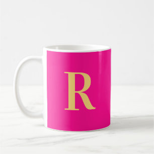 Taza De Café Monograma simple moderno