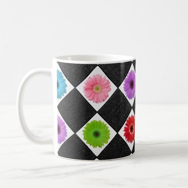 Taza De Café Monogramada diatriba colorida (Izquierda)