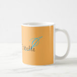 Taza De Café Monogramado<br><div class="desc">Diseño creado por Deborah Miller,  artista de Misuri.</div>