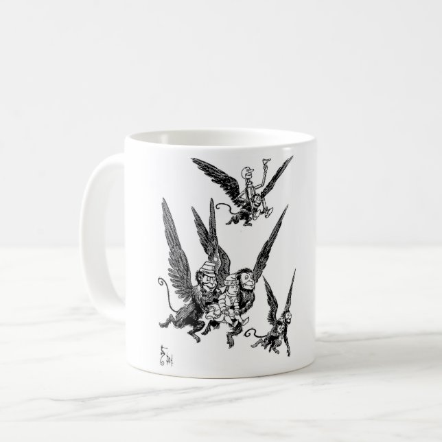 Taza De Café Monos Voladores del Mago de Oz (Anverso izquierdo)