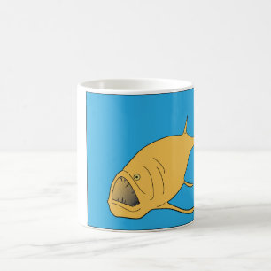 Taza De Café Monster Fish Coffee Mug