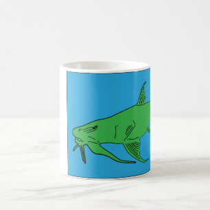 Taza De Café Monster Fish Coffee Mug