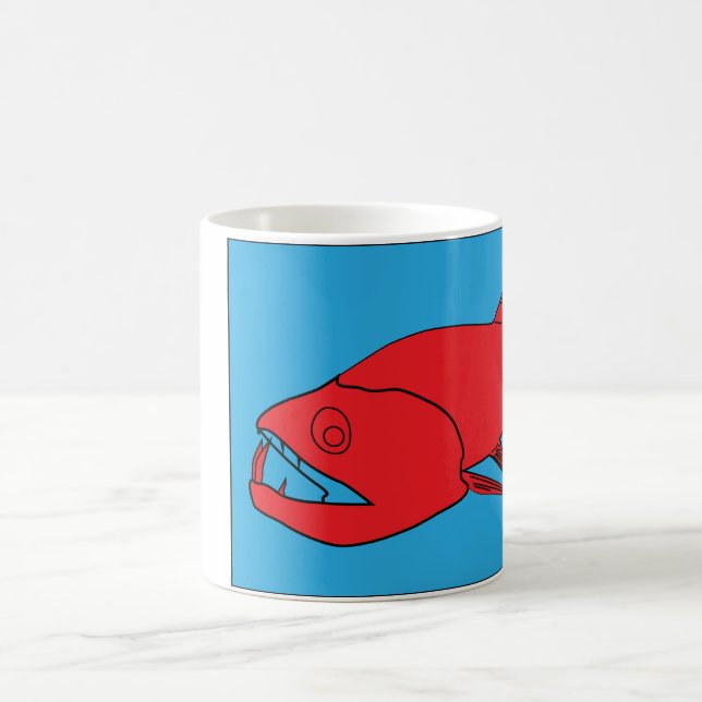 Taza De Café Monster Fish Coffee Mug (Centro)