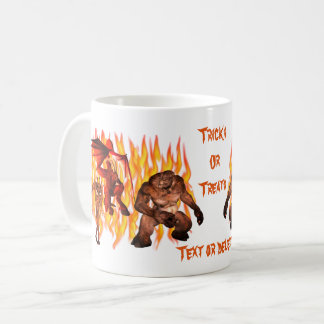 Taza De Café Monster Gremlin llama a Halloween personalizado