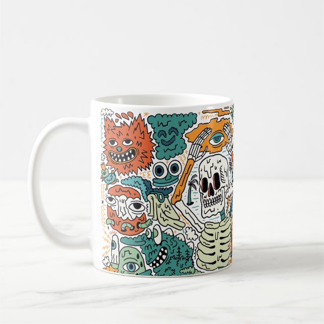 Taza De Café Monster Mash-Up (Izquierda)