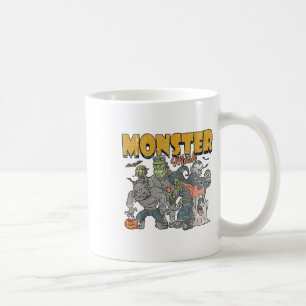 Taza De Café Monster Mash Vintage Ghost Halloween Funny