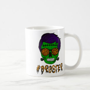 Taza De Café Monster Skull Broster Brother Halloween Mateo F