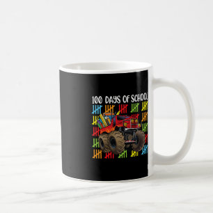 Taza De Café Monster Truck 100° Día de Niños Escolares