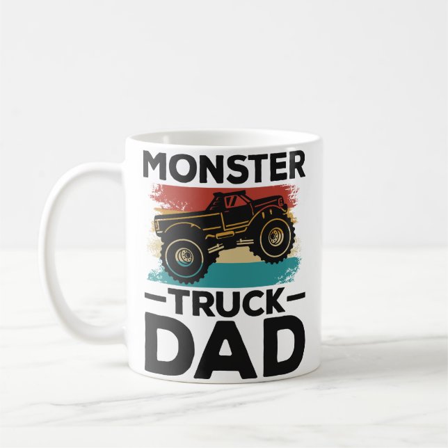 Taza De Café Monster Truck Dad (Izquierda)