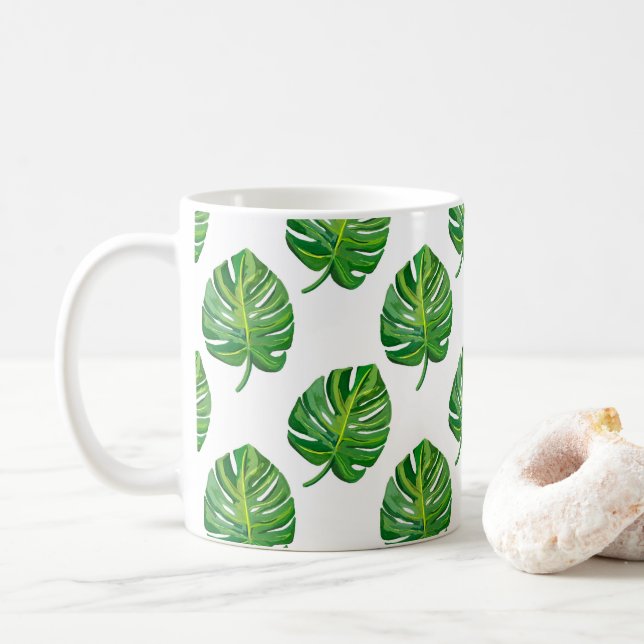 Taza De Café Monstera (Con donut)