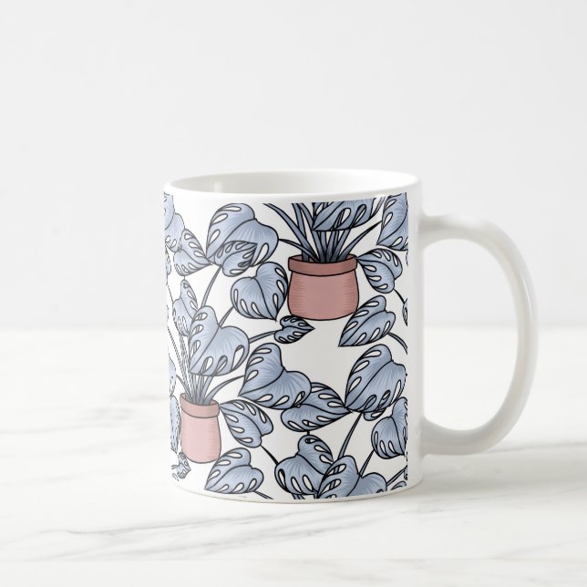 Taza De Café Monstera majestuosa (Derecha)