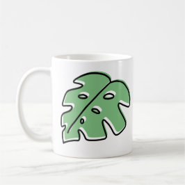 Taza De Café monstera mug