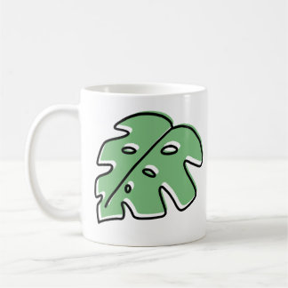 Taza De Café monstera mug