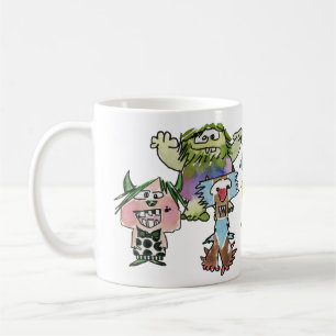 Taza De Café Monstereo Seven Personalizado Monstars