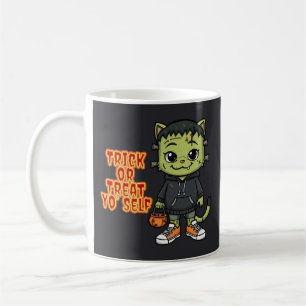 Taza De Café Monstruo de Gato de Frankenstein Cute - Kawaii Spo