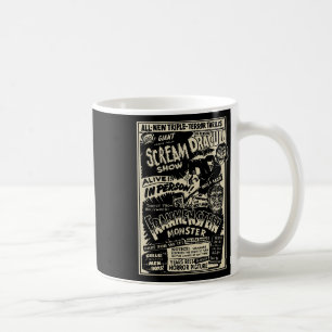 Taza De Café Monstruo de la película de terror Mummy Dracula We