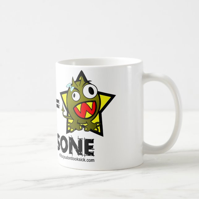 Taza De Café Monstruo de la prednisona (Derecha)