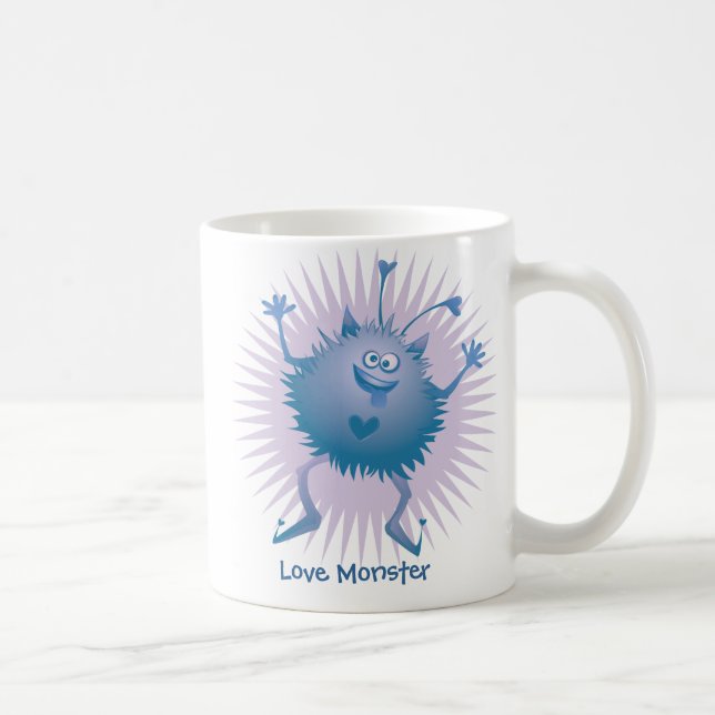 Taza De Café Monstruo del amor (Derecha)