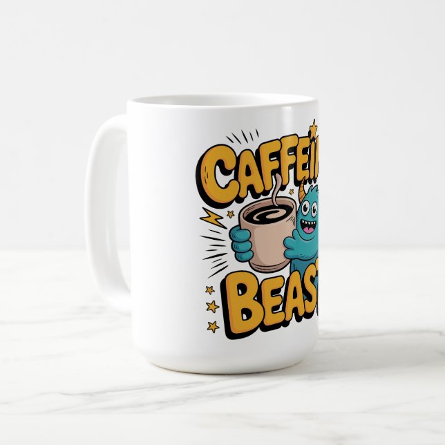 Taza De Café Monstruo del café (Anverso izquierdo)