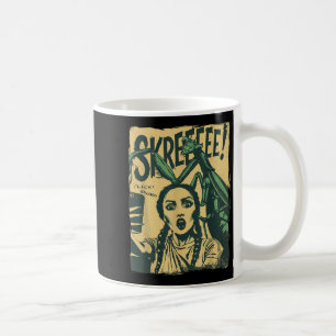 Taza De Café Monstruo del cómic del horror vintage Selfie Retro