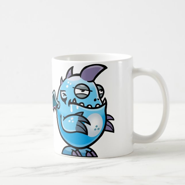 Taza De Café Monstruo del espacio (Derecha)