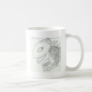 Taza De Café monstruo del lagarto personalizado