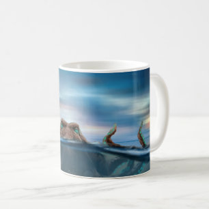 Taza De Café Monstruo del mar de Kraken