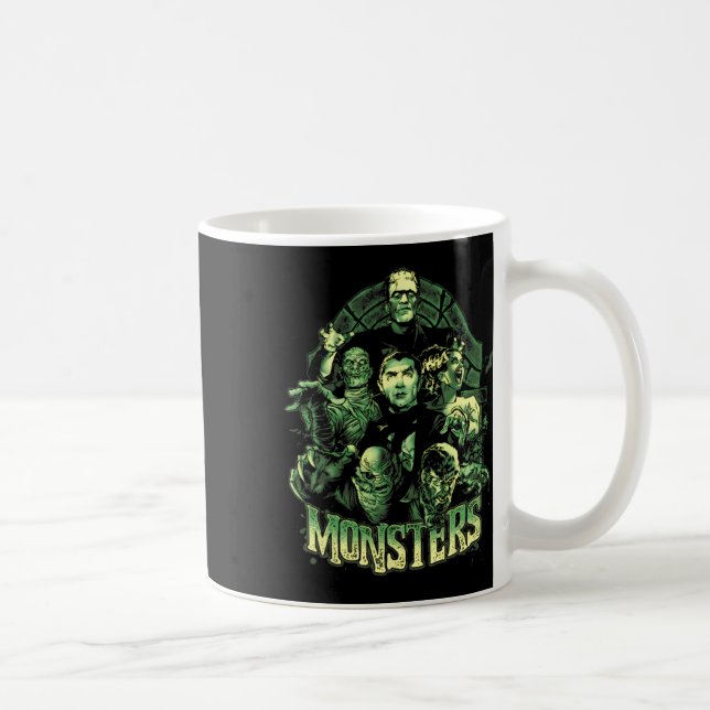 Taza De Café Monstruo divertidísimo Mash Frankenstein Horror Mo (Derecha)