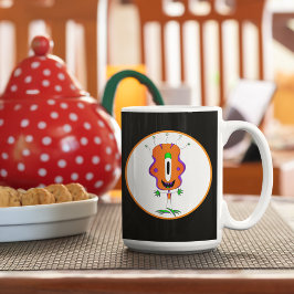 Taza De Café Monstruo divertido, colorido, Personalizado, Hallo
