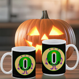 Taza De Café Monstruo divertido, colorido, Personalizado, Hallo