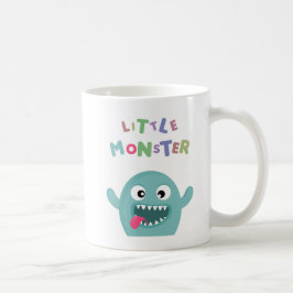 Taza De Café Monstruo divertido de la verde menta pequeño