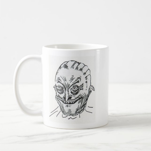 Taza De Café Monstruo gótico brillante Zendula Café Mug (Izquierda)
