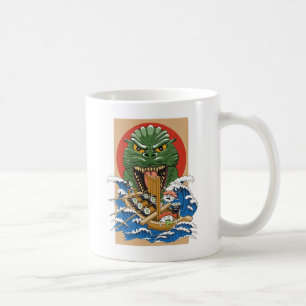 Taza De Café Monstruo japonés Sushi Lover