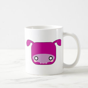 Taza De Café Monstruo púrpura de Kawaii