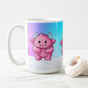 Taza De Café Monstruo Rosa 