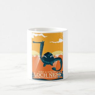 Taza De Café Monstruo vintage de Loch Ness Scotland
