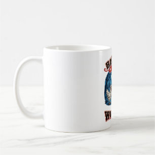 Taza De Café Monstruo Yorkie y pollos momia Halloween